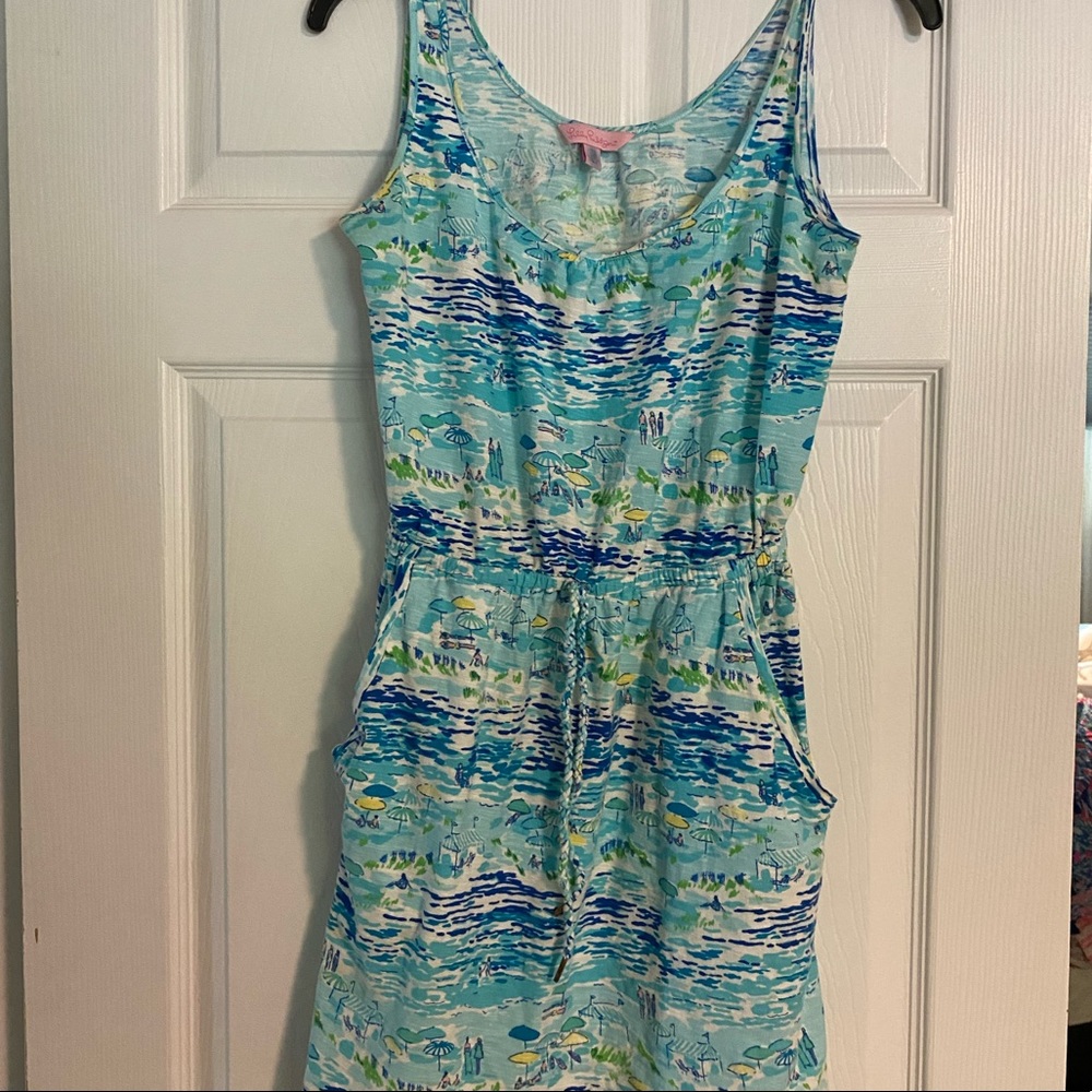 Lilly Pulitzer beach coverup with pockets
